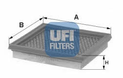 Ufi 30.023.00 Air filter 3002300: Buy near me in Poland at 2407.PL - Good price!