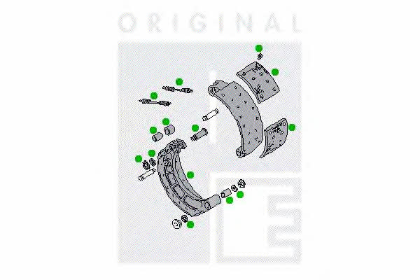 PE Automotive 2311-12009-0434-01 Тормозные колодки, комплект 231112009043401: Отличная цена - Купить в Польше на 2407.PL!