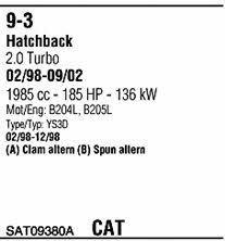 SAT09380A Walker Abgasanlage