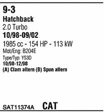 SAT11374A Walker Abgasanlage