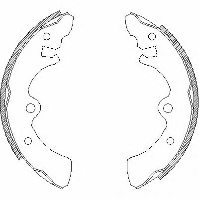 Road house 4327.00 Brake shoe set 432700: Buy near me in Poland at 2407.PL - Good price!