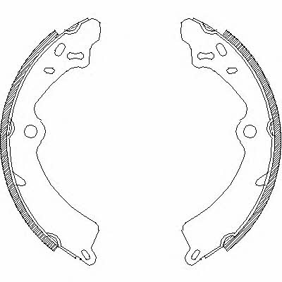 Road house 4349.00 Brake shoe set 434900: Buy near me in Poland at 2407.PL - Good price!