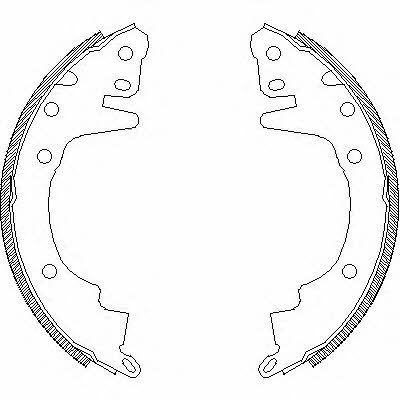 Road house 4369.00 Brake shoe set 436900: Buy near me in Poland at 2407.PL - Good price!