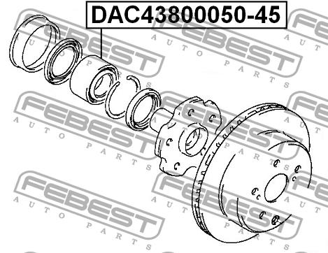 Kaufen Sie Febest DAC43800050-45 zu einem günstigen Preis in Polen!