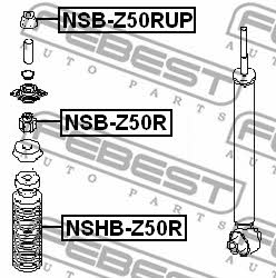Febest Shock absorber bushing – price 80 PLN