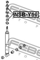 Stoßdämpferbuchse Febest NSB-Y60