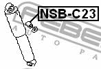 Tuleja amortyzatora Febest NSB-C23