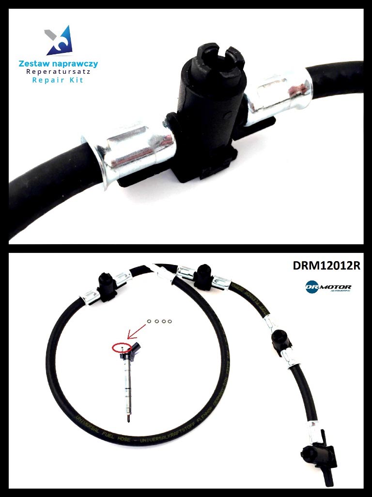 Dr.Motor DRM12012R Hose, fuel overflow DRM12012R: Buy near me in Poland at 2407.PL - Good price!