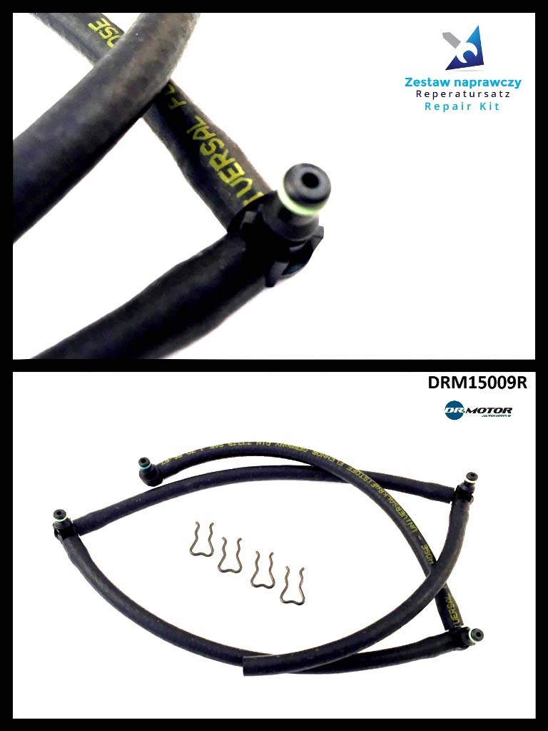 Dr.Motor DRM15009R Hose, fuel overflow DRM15009R: Buy near me in Poland at 2407.PL - Good price!