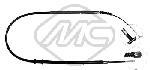 Metalcaucho 81280 Parking brake cable left 81280: Buy near me in Poland at 2407.PL - Good price!