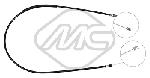 Metalcaucho 80809 Parking brake cable, right 80809: Buy near me in Poland at 2407.PL - Good price!