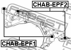 Tuleja belki Febest CHAB-EPF2