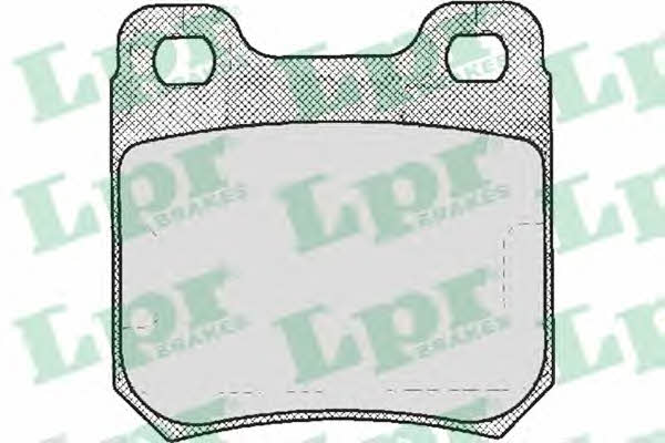 LPR 05P206 Brake Pad Set, disc brake 05P206: Buy near me in Poland at 2407.PL - Good price!
