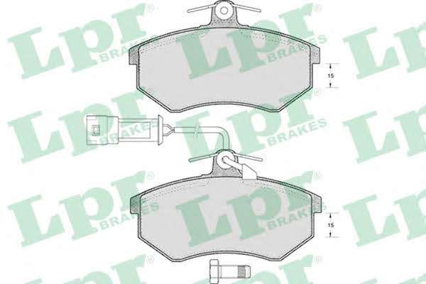 LPR 05P221 Brake Pad Set, disc brake 05P221: Buy near me in Poland at 2407.PL - Good price!