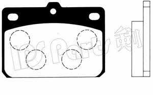 Ips parts IBD-1310 Brake Pad Set, disc brake IBD1310: Buy near me in Poland at 2407.PL - Good price!