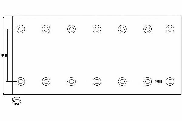 Textar 1901902 Friction lining for brake pads 1901902: Buy near me at 2407.PL in Poland at an Affordable price!