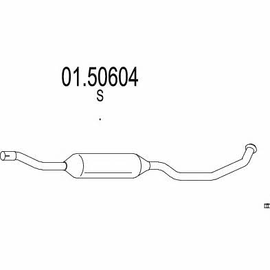 Mts 01.50604 Central silencer 0150604: Buy near me in Poland at 2407.PL - Good price!