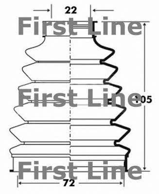 First line FCB6073 Osłona przeciwpyłowa wału napędowego FCB6073: Dobra cena w Polsce na 2407.PL - Kup Teraz!