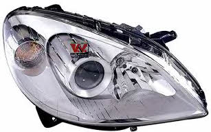 Headlight Mercedes B-Class: 3045962 Van Wezel Headlight right