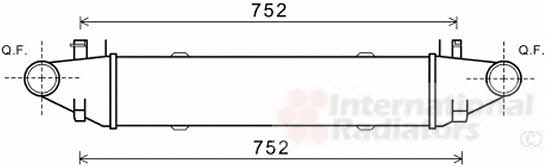Van Wezel 30004596 Intercooler, charger 30004596: Buy near me at 2407.PL in Poland at an Affordable price! 30004596 Van Wezel Intercooler, charger