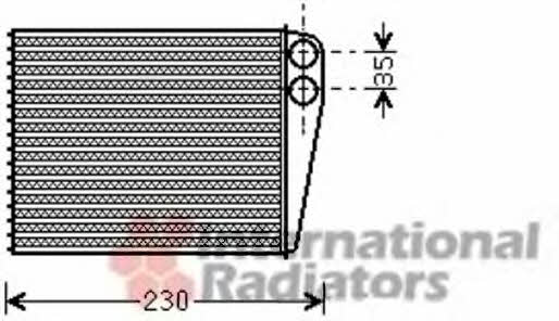 Van Wezel 30006465 Радиатор отопителя салона 30006465: Отличная цена - Купить в Польше на 2407.PL!