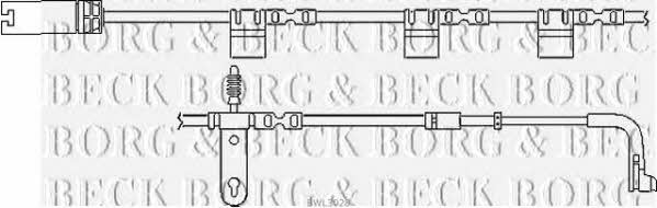Borg & beck BWL3028 Warning contact, brake pad wear BWL3028: Buy near me in Poland at 2407.PL - Good price!