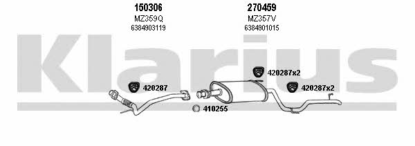  600305E Abgasanlage 600305E: Kaufen Sie zu einem guten Preis in Polen bei 2407.PL!