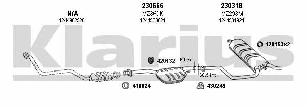 Klarius 600321E Abgasanlage 600321E: Bestellen Sie in Polen zu einem guten Preis bei 2407.PL!