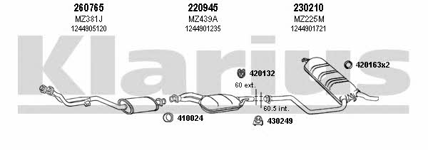  600326E Układ wydechowy 600326E: Dobra cena w Polsce na 2407.PL - Kup Teraz!