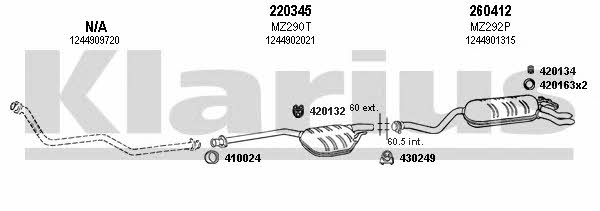  600329E Exhaust system 600329E: Buy near me in Poland at 2407.PL - Good price!