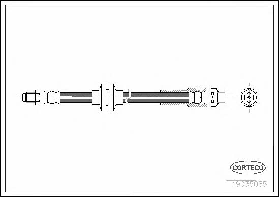 Corteco 19035035 Bremsschlauch 19035035: Kaufen Sie zu einem guten Preis in Polen bei 2407.PL!