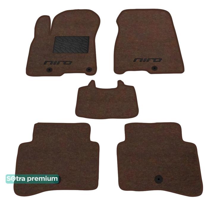 Sotra 08697-CH-CHOCO Interior mats Sotra two-layer brown for KIA Niro (2016-), set 08697CHCHOCO: Buy near me in Poland at 2407.PL - Good price!