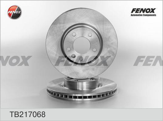 Fenox TB217068 Front brake disc ventilated TB217068: Buy near me in Poland at 2407.PL - Good price!