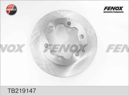 Fenox TB219147 Rear ventilated brake disc TB219147: Buy near me in Poland at 2407.PL - Good price!