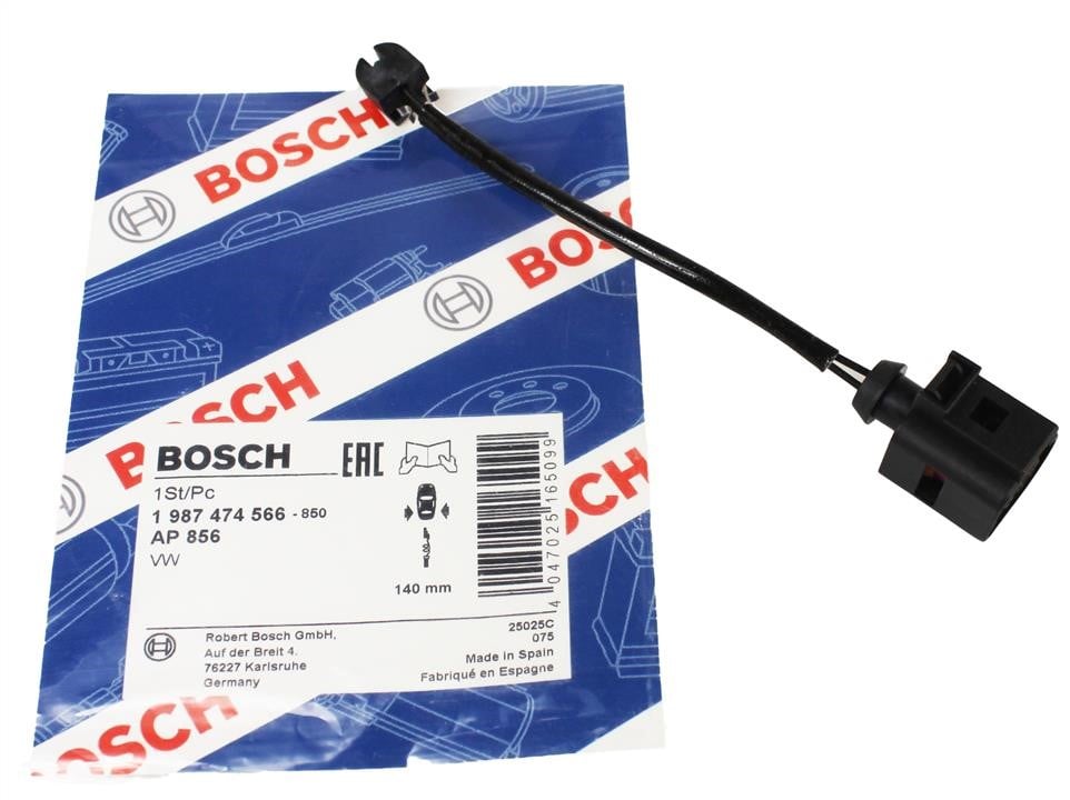 Czujnik zużycia klocków hamulcowych Bosch 1 987 474 566