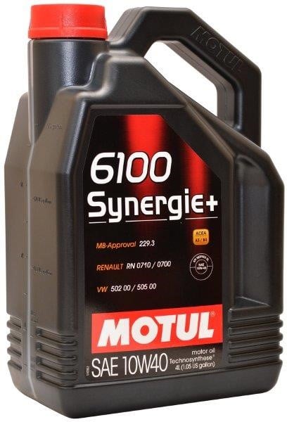 Motul 101491 Olej silnikowy Motul 6100 SYNERGIE+ 10W-40, API SN/CF, ACEA A3/B4, 4L 101491: Dobra cena w Polsce na 2407.PL - Kup Teraz!