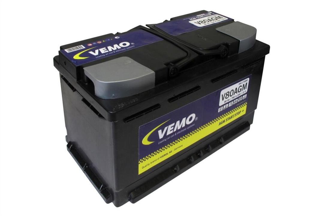 Vemo V99-17-0052 Battery Vemo 12V 80AH 790A(EN) R+ V99170052: Buy near me in Poland at 2407.PL - Good price!
