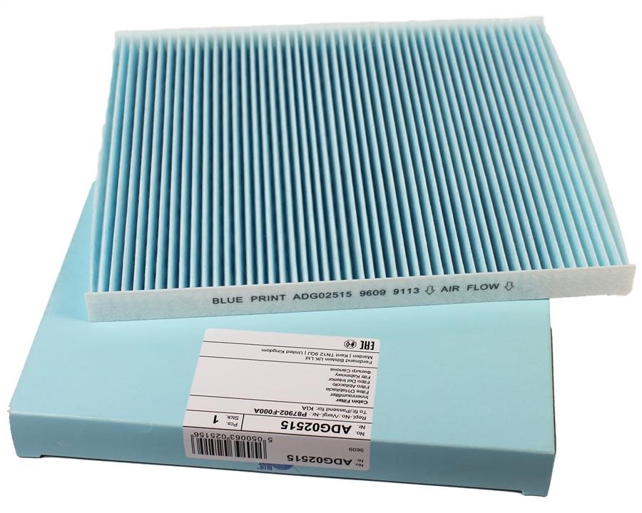 Cabin filter Blue Print ADG02515