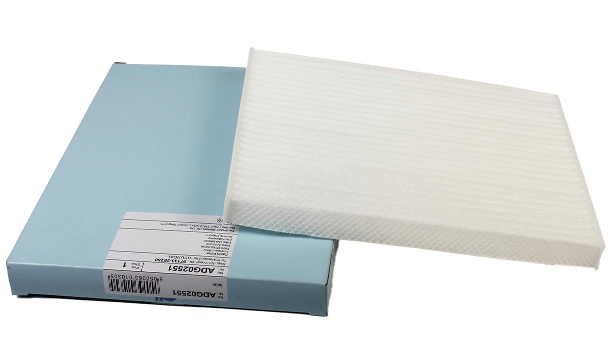 Cabin filter Blue Print ADG02551