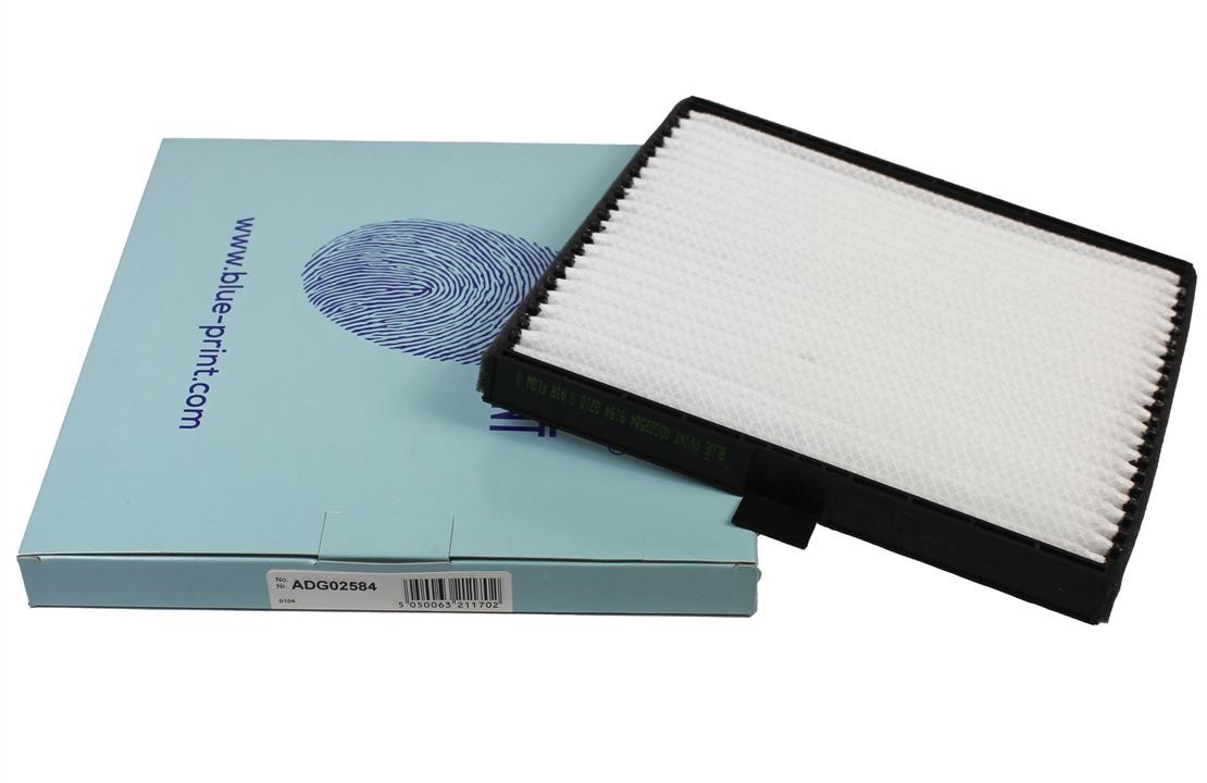 Cabin filter Blue Print ADG02584
