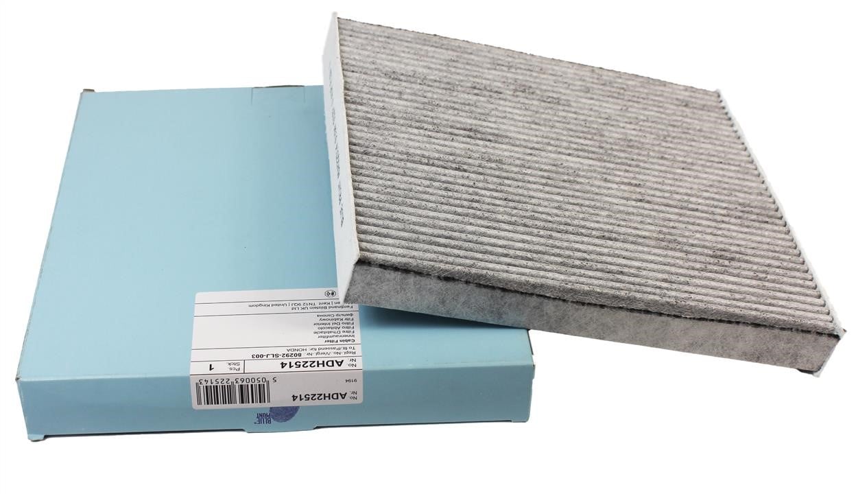 Cabin filter with activated carbon Blue Print ADH22514