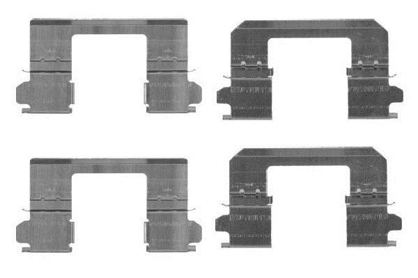 Bosch 1 987 474 461 Mounting kit brake pads 1987474461: Buy near me in Poland at 2407.PL - Good price!