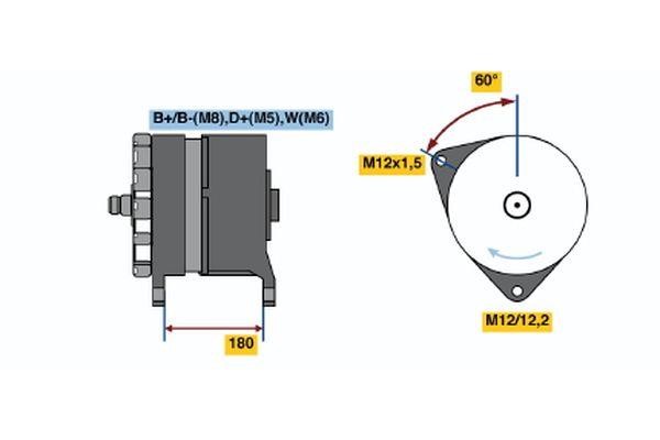  0 120 689 574 Alternator 0120689574: Buy near me in Poland at 2407.PL - Good price!