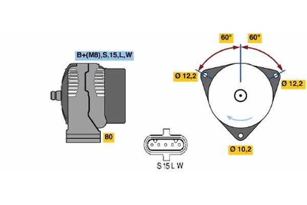  0 123 525 504 Generator 0123525504: Kaufen Sie zu einem guten Preis in Polen bei 2407.PL!