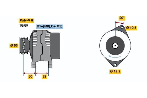  0 124 215 002 Generator 0124215002: Kaufen Sie zu einem guten Preis in Polen bei 2407.PL!