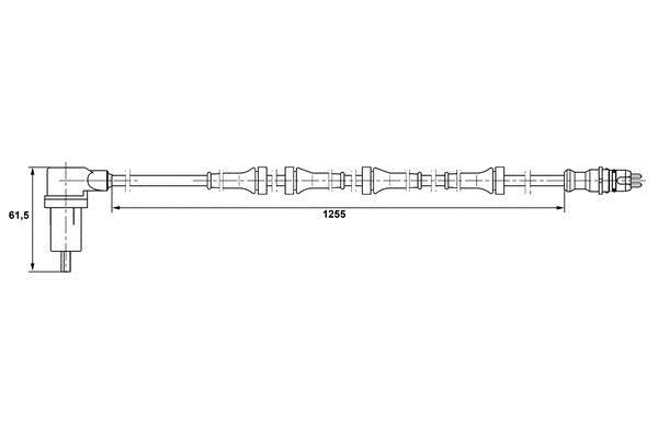 Bosch 0 265 006 154 Czujnik ABS 0265006154: Dobra cena w Polsce na 2407.PL - Kup Teraz!