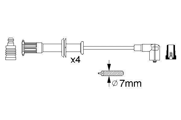 Bosch 0 356 912 829 Przewody wysokiego napięcia, komplet 0356912829: Dobra cena w Polsce na 2407.PL - Kup Teraz!