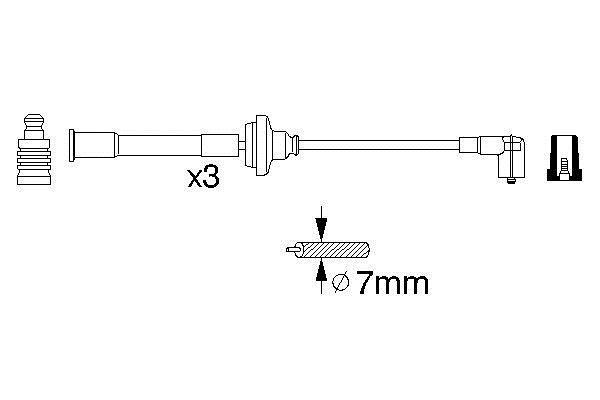 Bosch 0 356 912 839 Zündkabel kit 0356912839: Kaufen Sie zu einem guten Preis in Polen bei 2407.PL!