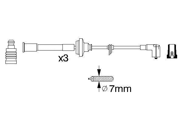 Bosch 0 356 912 840 Zündkabel kit 0356912840: Kaufen Sie zu einem guten Preis in Polen bei 2407.PL!