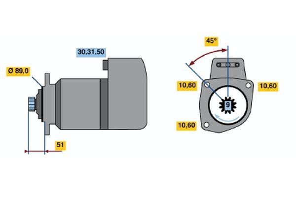 Bosch 0 986 011 540 Anlasser 0986011540: Kaufen Sie zu einem guten Preis in Polen bei 2407.PL!